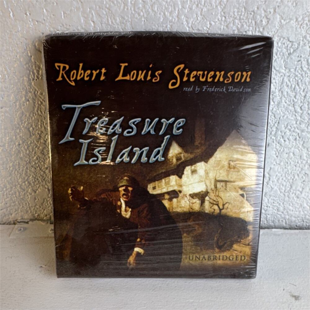 (8003)Blackstone Audio Treasure Island by Stevenson, Davidson, 6 CDs, Unabridged